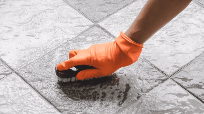 Start by Removing Loose Dirt