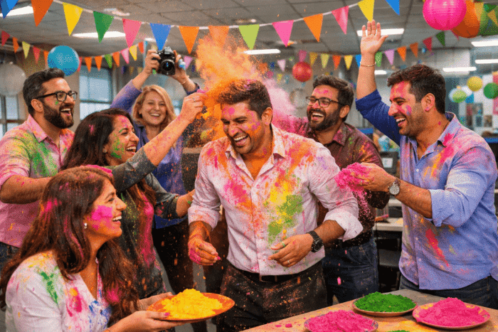 Holi Outfit Ideas for Office Events