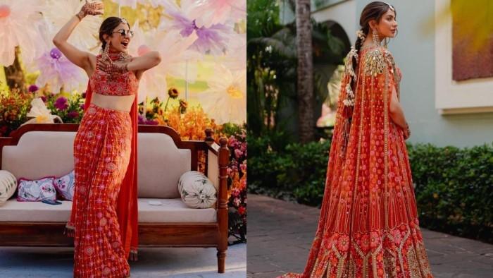 Mehndi Traditional Outfit Idea